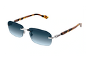 GG1221S-Gucci / Silver Havana/Blue(007) / 56-16-140