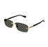 GG1221S-Gucci / Gold/Black Grey(001) / 56-16-140