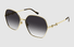 GG1335S Gucci / Gold/Grey Gradient(001) / 62-16-140