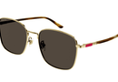 GG1350S Gucci / Gold/Brown(002) / 58-20-145