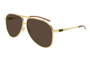 GG1677S-Gucci / Gold/Brown(002) / 62-11-145
