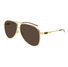 GG1677S-Gucci / Gold/Brown(002) / 62-11-145