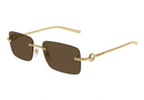 GG1703S-Gucci / Gold/Brown(004) / 55-17-140