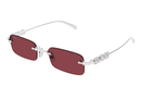 GG1808S-Gucci / Silver/Red(004) / 52-20-145