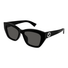 GG1844SA-Gucci / Black/Grey(001) / 55-16-145