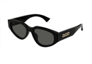 GG1845SA-Gucci / Shiny Black/Solid Grey(001) / 55-18-145