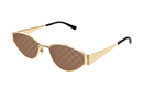 GG1853S-Gucci / Gold/Brown Mirror(003) / 55-19-145