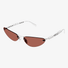 GG1920S Gucci / Silver/Solid Warm Brown(002) / 63-17-145