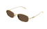 GG1940S Gucci / Gold/Brown(002) / 54-19-140