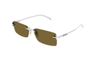 GG1941S Gucci / Silver/Brown(002) / 56-16-140