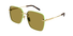 GG1955SA Gucci / Gold/Brown(004) / 60-15-145