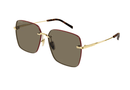 GG1955SA Gucci / Gold/Brown(002) / 60-15-145