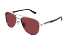 GG1962S Gucci / Silver/Red(003) / 56-16-145