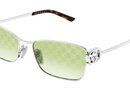 GG2045S Gucci / Silver/Green Gradient(004) / 58-17-135