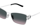 GG2045S Gucci / Silver/Grey Gradient(002) / 58-17-135