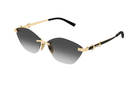 GG2050S Gucci / Gold/Grey Gradient(001) / 59-13-145