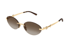 GG2051S Gucci / Gold/Brown Gradient(004) / 58-17-145