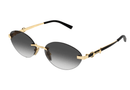 GG2051S Gucci / Gold/Grey Gradient(001) / 58-17-145