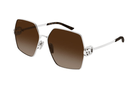GG2163S Gucci / Silver/Brown(003) / 61-16-135