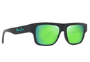 GM638-02-Maui Jim Kokua / Matte Black with Interior White Gradient Effect/Green / 54-16-140