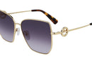LO169S Longchamp® / Gold/Gradient Smoke(723) / 58-15-140