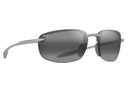 Maui Jim Hookipa Ultra / 676-17-Metal Matte Silver/Neutral Grey Polorized / 63-15-140