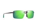 Maui Jim Laulima / B626-14-Shiny Trans Brown/Maui Green / 61-14-140