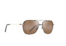 Maui Jim Mano / H877-01 Bronze/Dark Brown with Gold stripe / 57-16-142