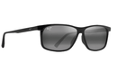 Maui Jim Pulam / 618-02-Shiny Black/Neutral Grey Polorized / 59-12-145