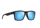 The Flats Maui jim / Matte Black Blue/Blue Hawaii / 57-19-136