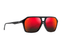 Maui Jim Wedges / RM880-02A-Matte Black/Red Lava / 57-16-135