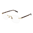 MB0222O-MontBlanc / Gold/Havana(006) / 58-20-145