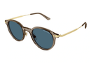 MB0362S-MontBlanc / Transparent Brown/Blue(005) / 49-22-150
