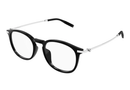 MB0375OA-MontBlanc / Black/Silver(001) / 53-19-150