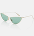 MISSDIOR B1U-DIOR WOMAN / Shiny Gold/Light Green(B0O0) / 63-14-140