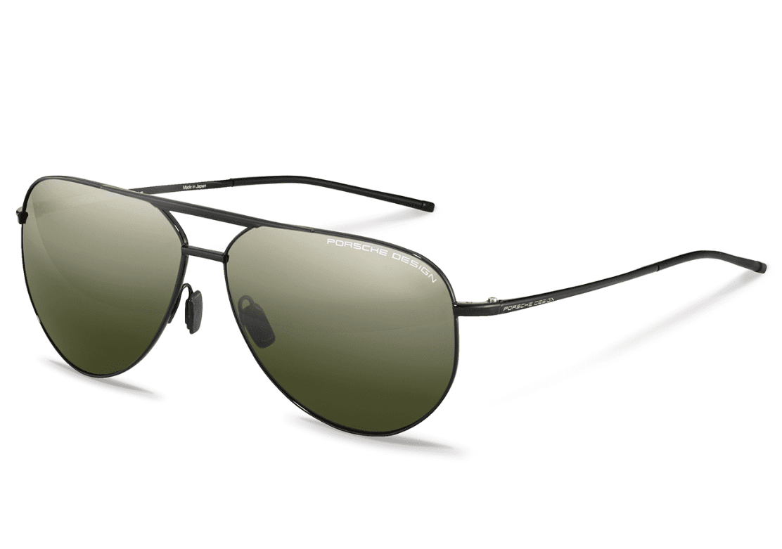 P8688 Porsche Design / Black/Green Polarized(A) / 62-12-145