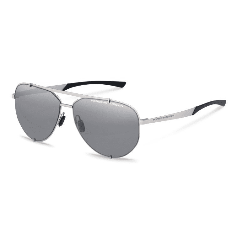 P8920 Porsche Design Sunglasses / Palladium/Black(B) / 63-14-145