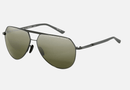 P8931 Porsche Design Sunglasses / Black/Green with Silver Mirror Gradient(A) / 63-12-140