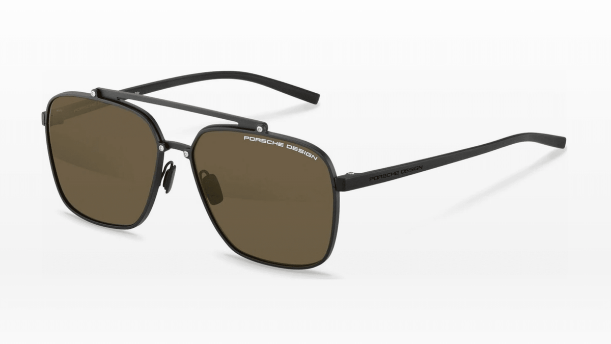 P8937 Porsche Design Sunglasses / Black/Brown(A) / 59-15-150
