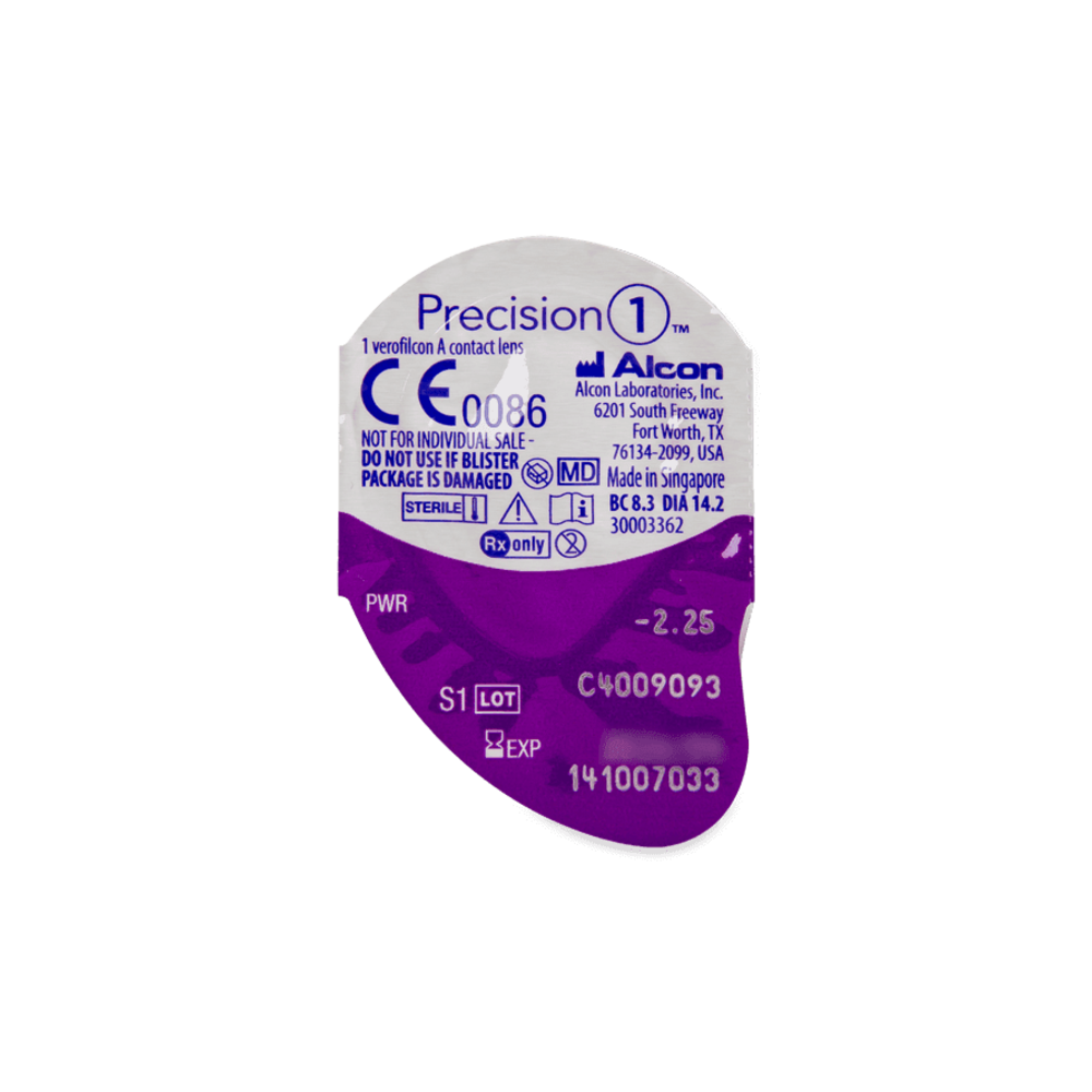 PRECISION1 sterile daily lens blister