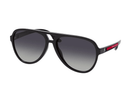 PS06WS Prada Sunglasses / Black/Grey Gradient Polarized(1AB06G) / 59-16-140