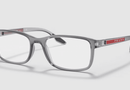PS09OV Prada® Sport / Transparent Grey(14C1O1) / 55-19-145
