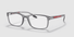 PS09OV Prada® Sport / Transparent Grey(14C1O1) / 55-19-145