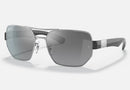 RB3672 / Polished Silver/Grey Mirror Polarized(003/82) / 60-17-135