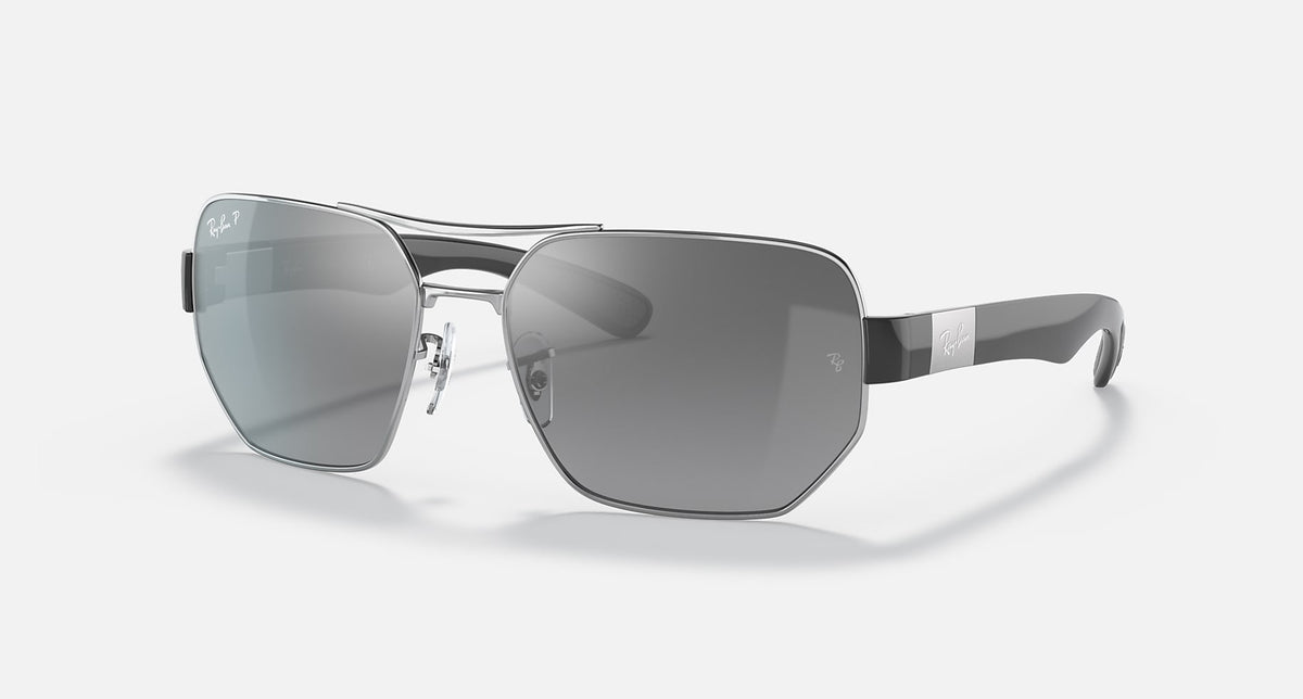 RB3672 / Polished Silver/Grey Mirror Polarized(003/82) / 60-17-135