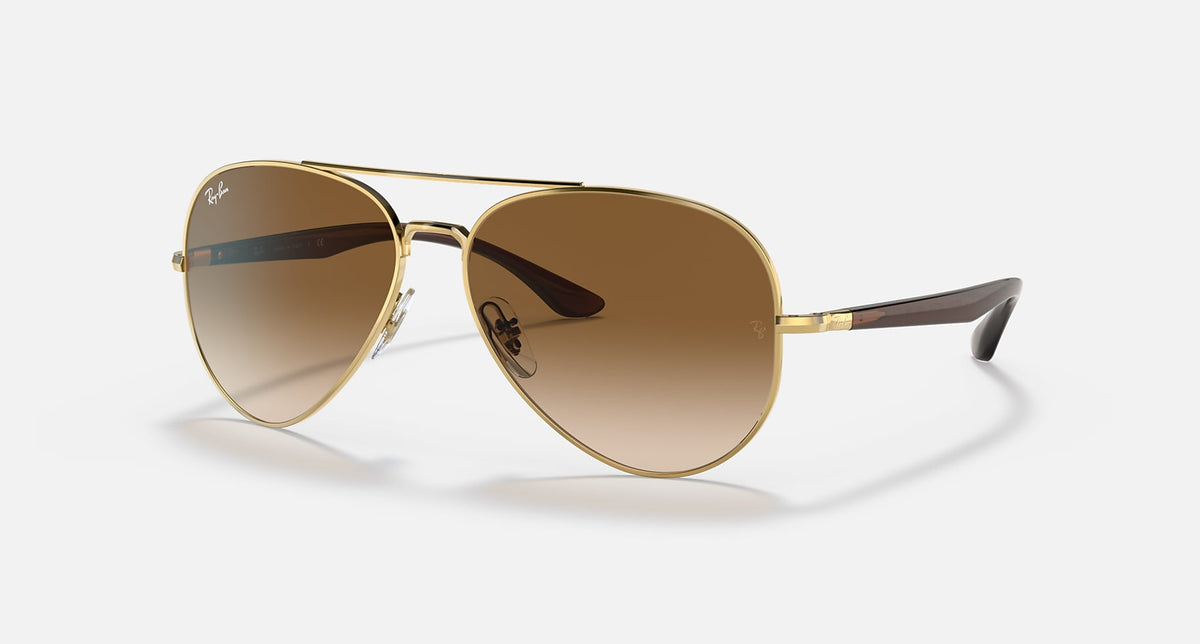 RB3675 / Polished Arista Gold/Light Brown Gradient(001/51) / 58-14-135
