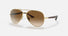 RB3675 / Polished Arista Gold/Light Brown Gradient(001/51) / 58-14-135