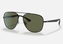 RB3683 / Polished Black/G-15 Green Polarized(002/58) / 56-15-135