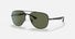 RB3683 / Polished Black/G-15 Green Polarized(002/58) / 56-15-135