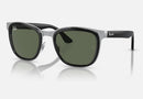 RB3709 Ray-Ban® / Black On Silver/Dark Green(003/71) / 53-22-140